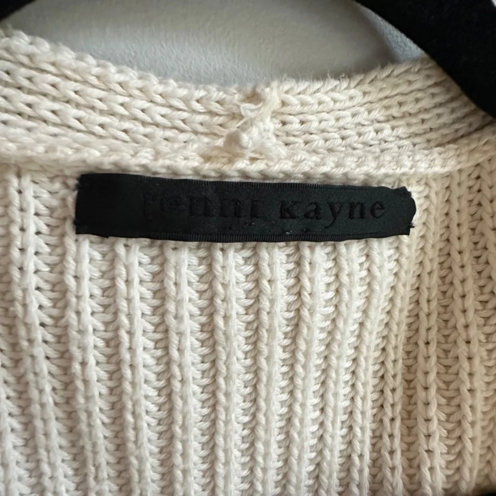 Jenni Kayne Belted Wrap Cotton Cardigan In Ivory - Picture 4 of 8